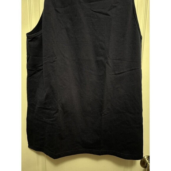 Vintage 90s Pluma Heavyweight Cotton USA Tank Muscle Tee Bodybuilder Navy Mens L - Picture 12 of 14